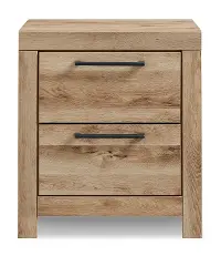 Hyanna Two Drawer Nightstand
