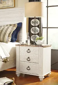 Willowton Two Drawer Nightstand
