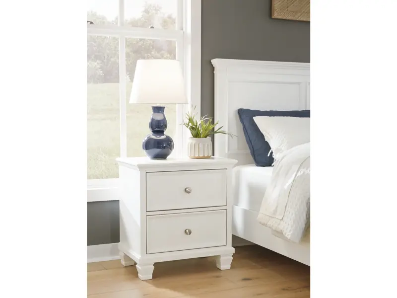 Fortman Two Drawer Nightstand