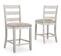 Skempton Upholstered Barstools, Set of 2