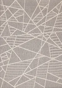 Jasper 5 x 7 Gray and White Outdoor Rug