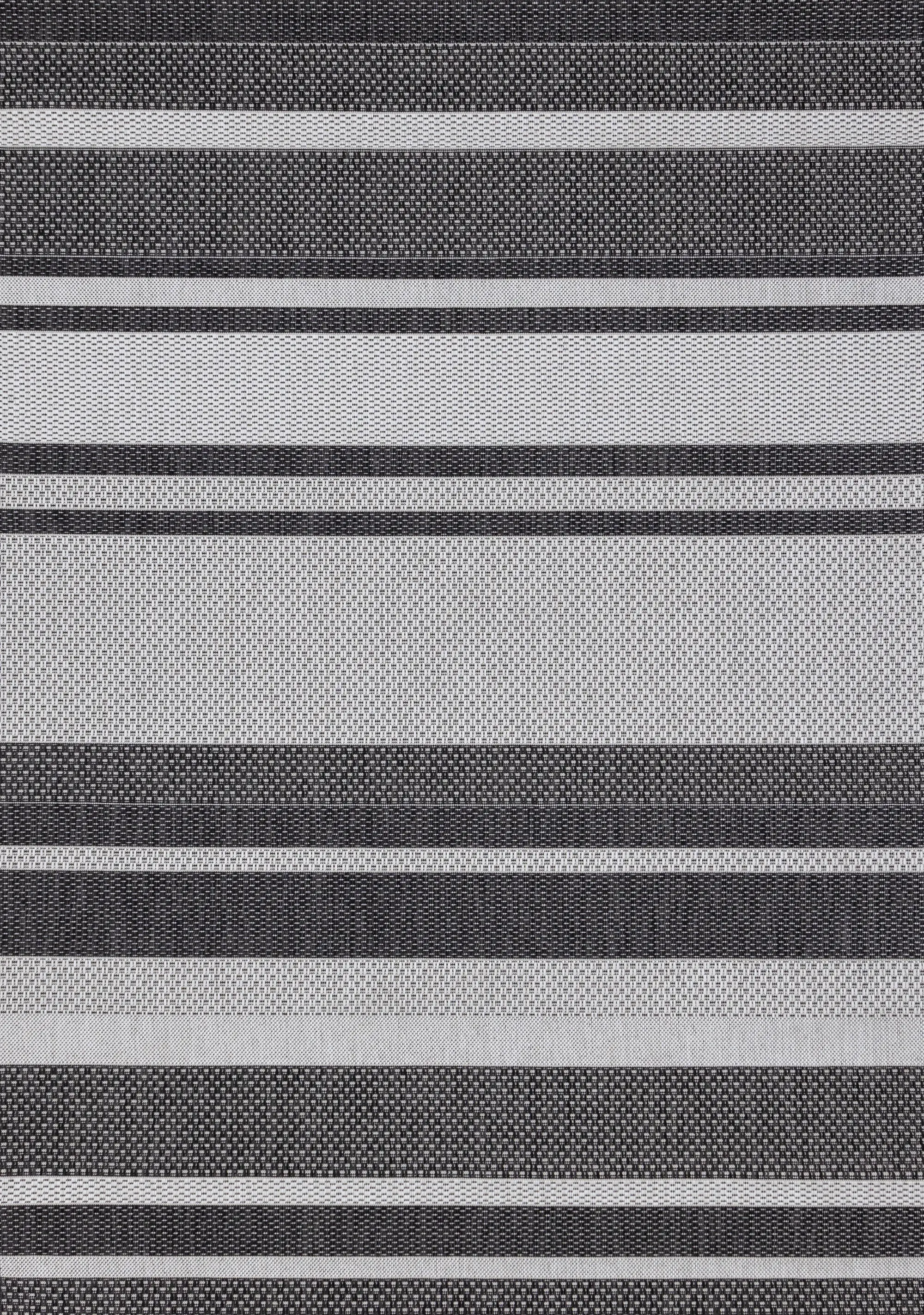 19262/80 200290 Jasper 6 x 9 Gray Striped Outdoor Area Rug-1