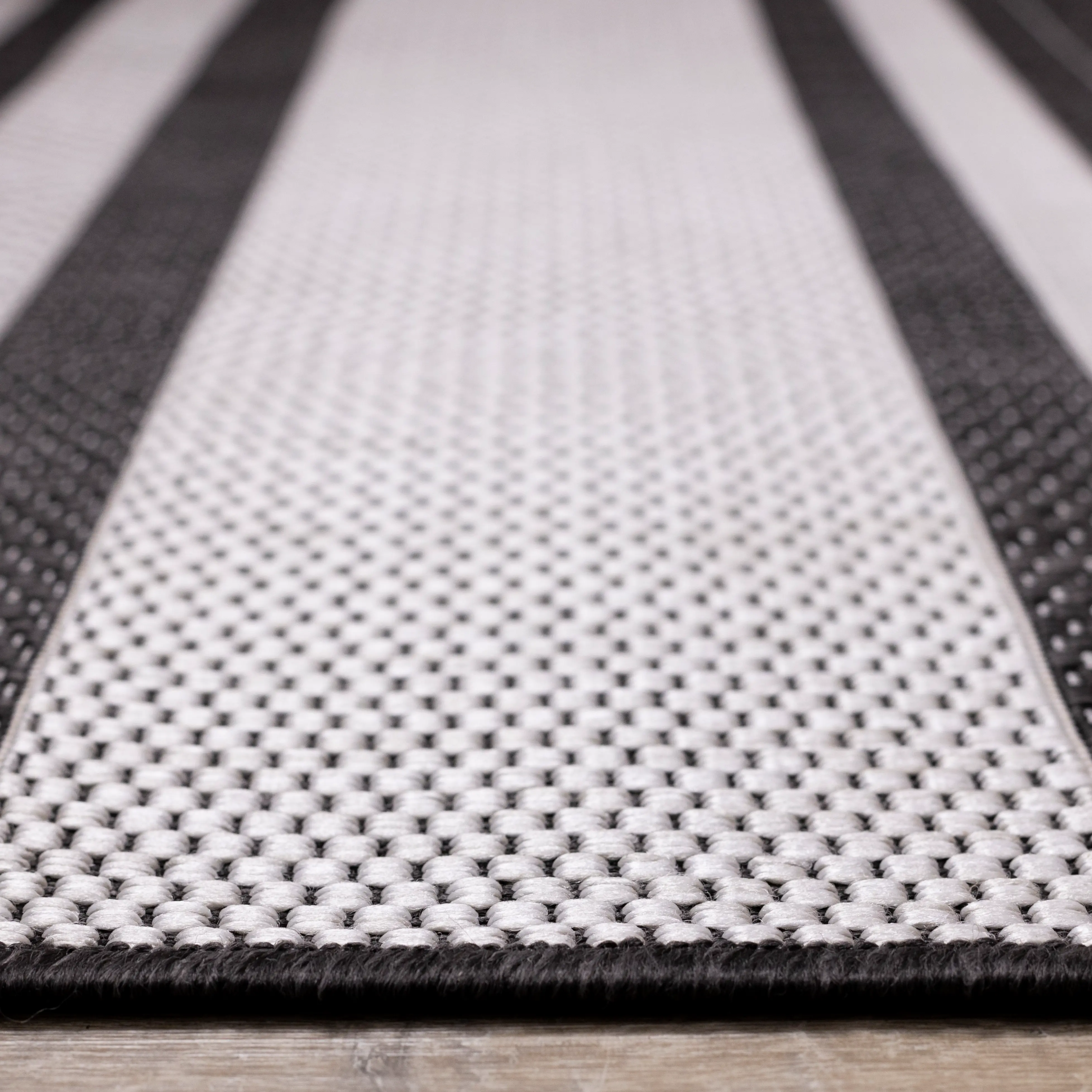 19262/80 200290 Jasper 6 x 9 Gray Striped Outdoor Area Rug-7