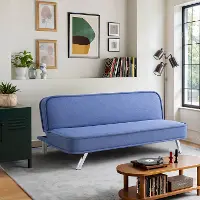 123A045BLU Serta Renee Convertible Blue Sleeper Sofa