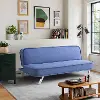 123A045BLU Serta Renee Convertible Blue Sofa