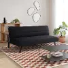 123A046BLK Serta Johnson Black Convertible Sleeper Sofa