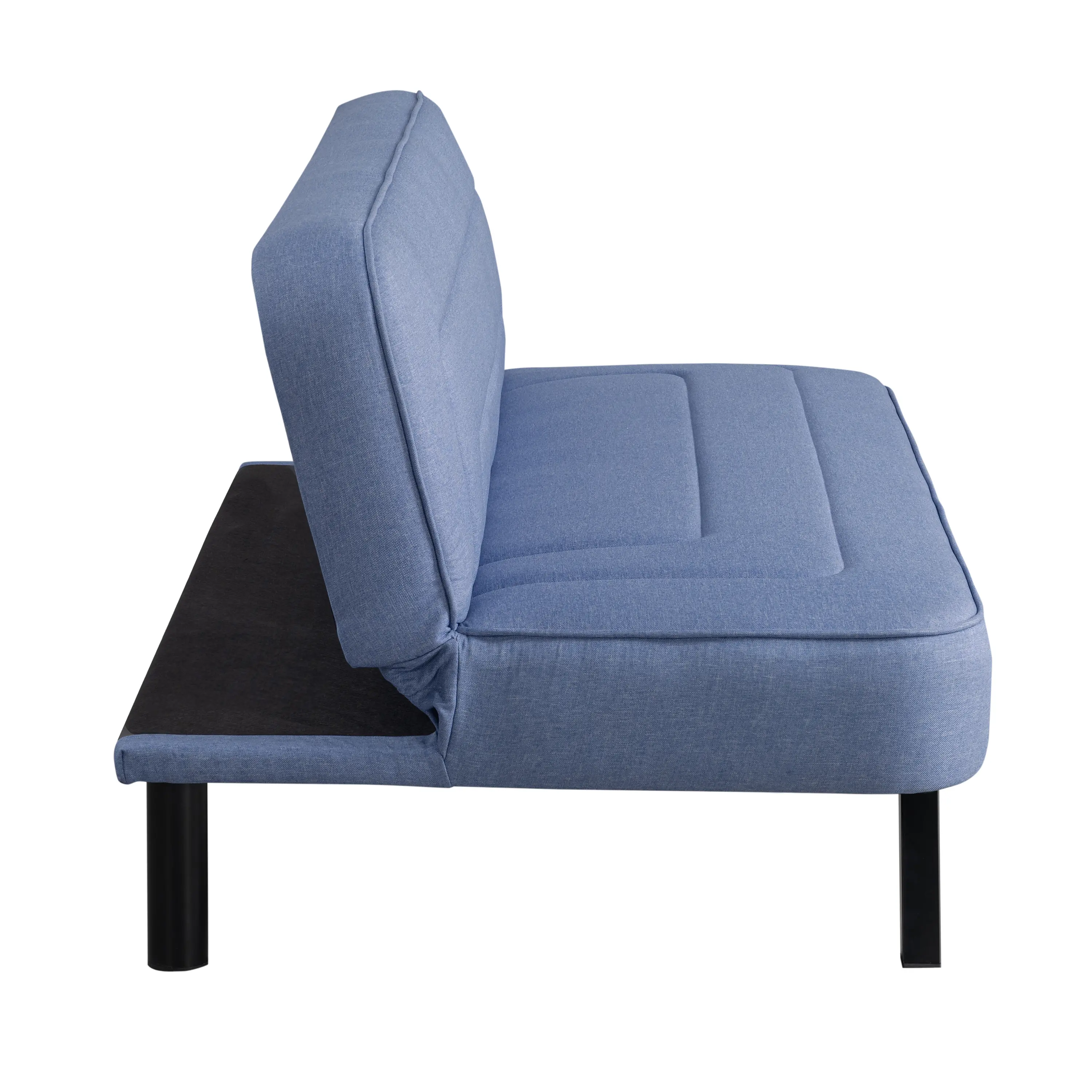 123A047BLU Serta Mia Charcoal Gray Convertible Sleeper Sofa-12