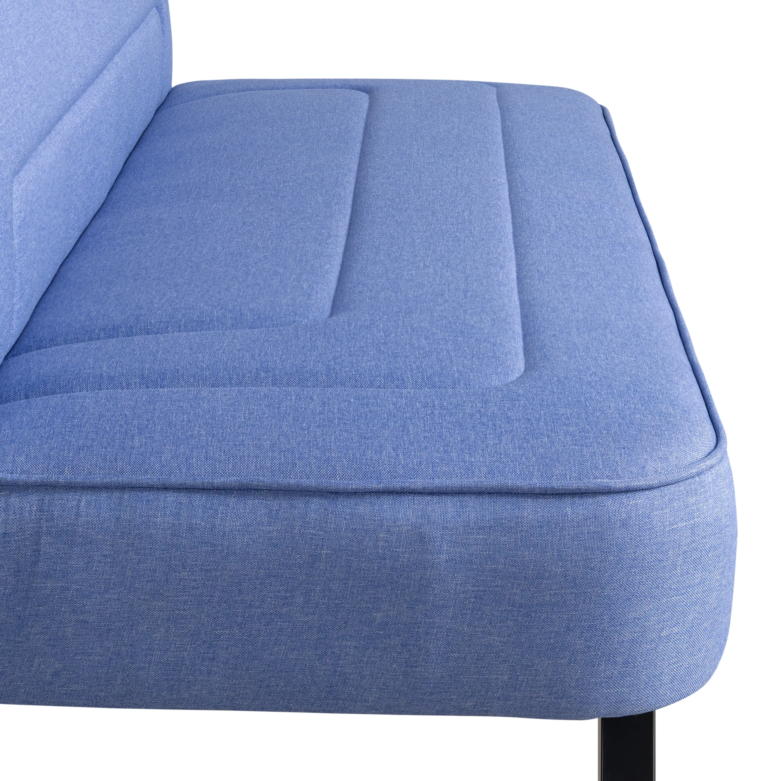 123A047BLU Serta Mia Charcoal Gray Convertible Sleeper Sofa-16