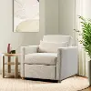 111A007IVO Serta Isla Ivory Boucle Convertible Accent Chair