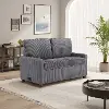 114A064GRY Serta Lindzee Gray Loveseat Pull-Out Sleeper