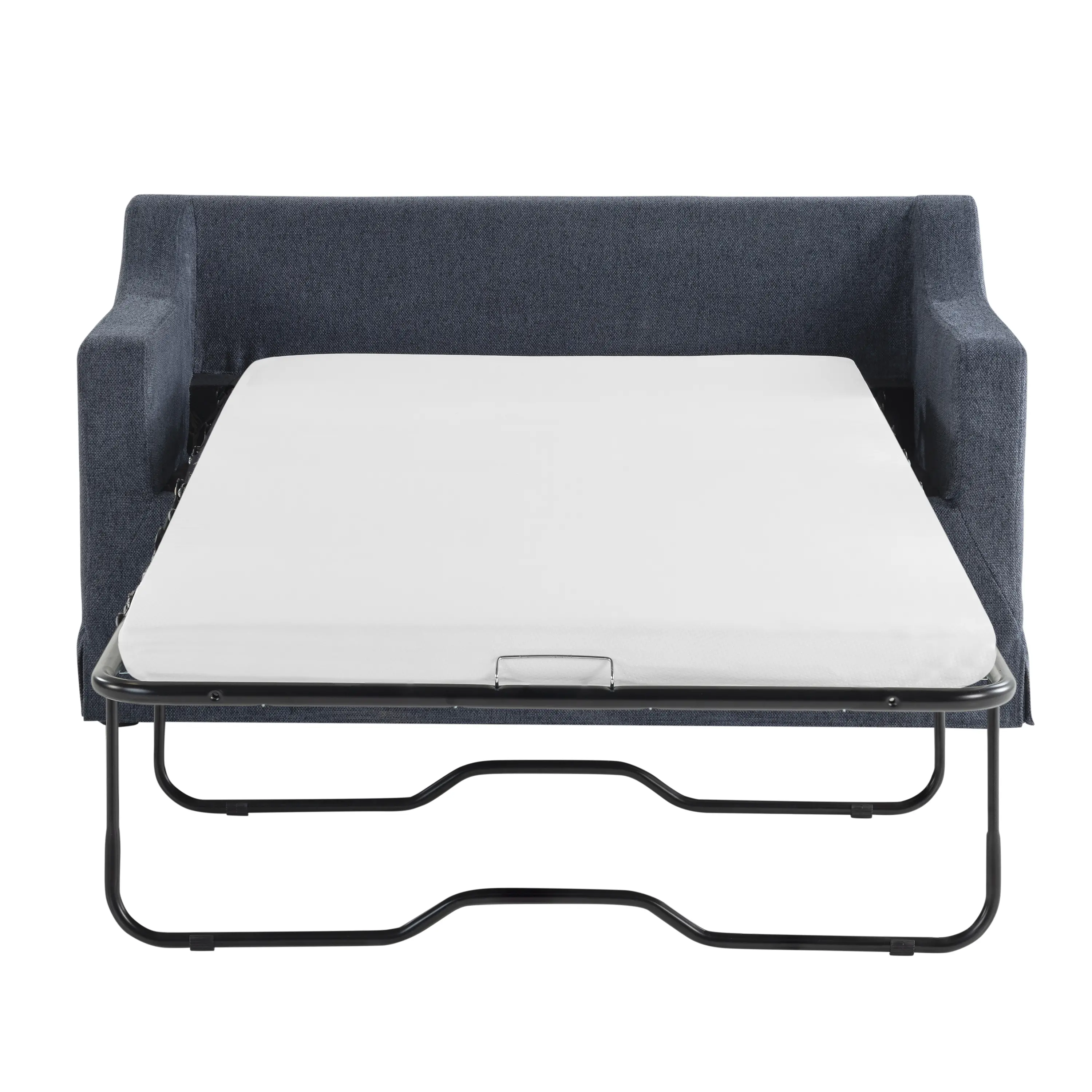 114A063NVY Serta Alex Navy Blue Loveseat Twin Pull-Out Sleeper-15