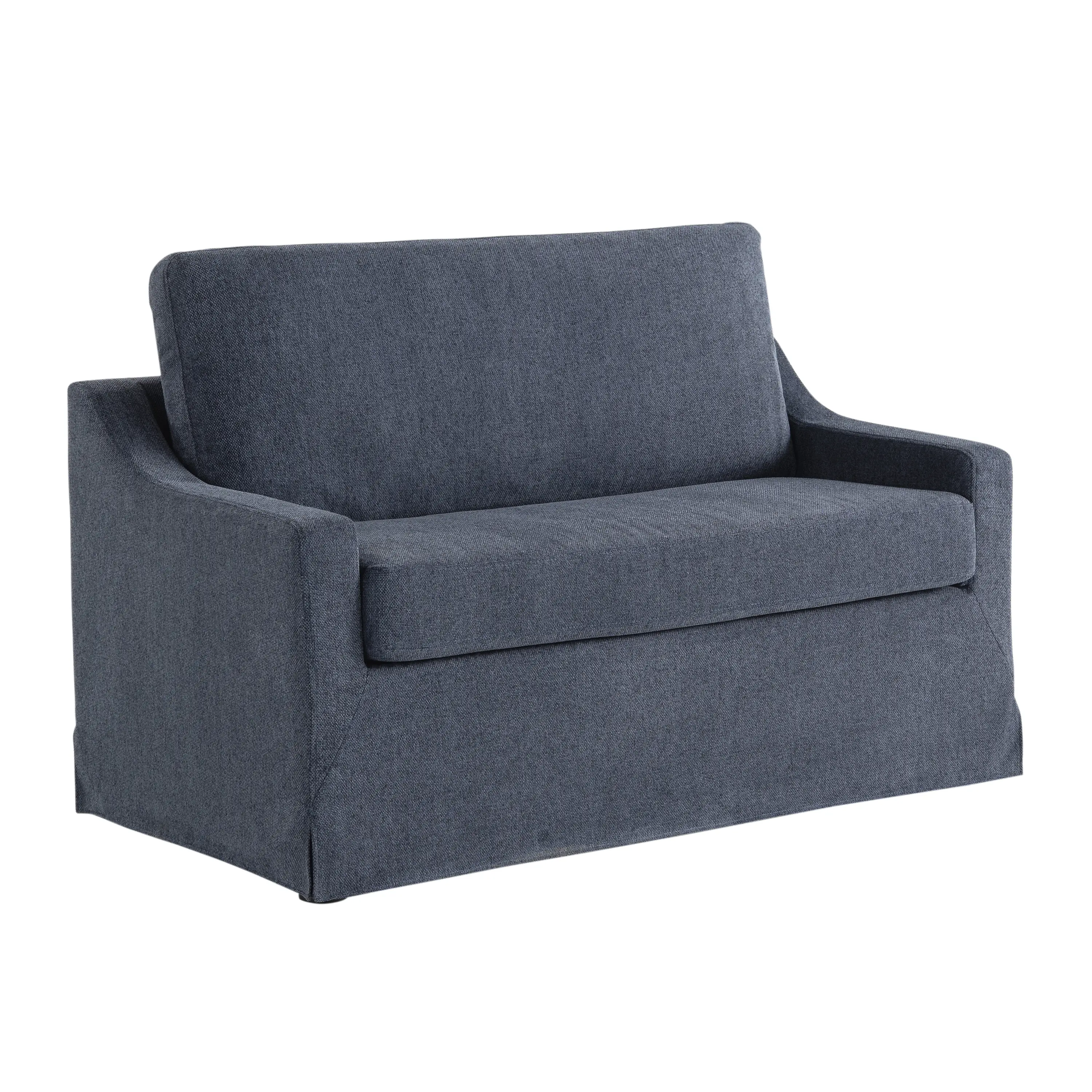 114A063NVY Serta Alex Navy Blue Loveseat Twin Pull-Out Sleeper-6