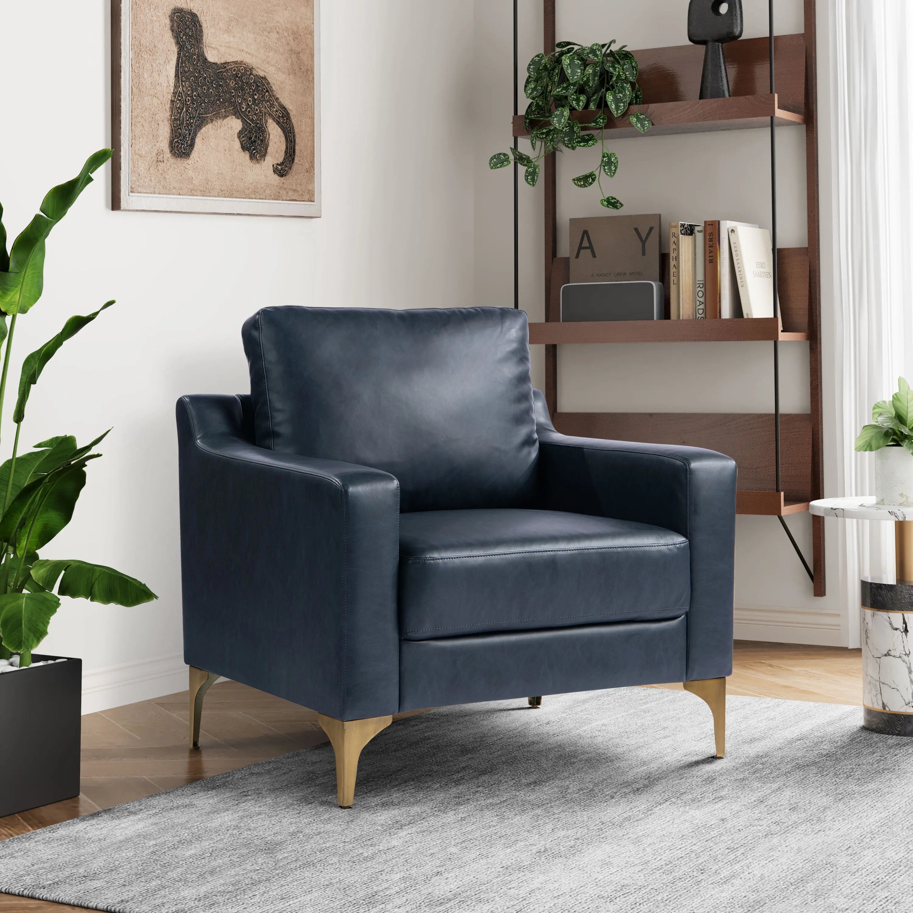 131A013NVY Serta Finneas Navy Chair-1