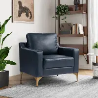 131A013NVY Serta Finneas Navy Chair