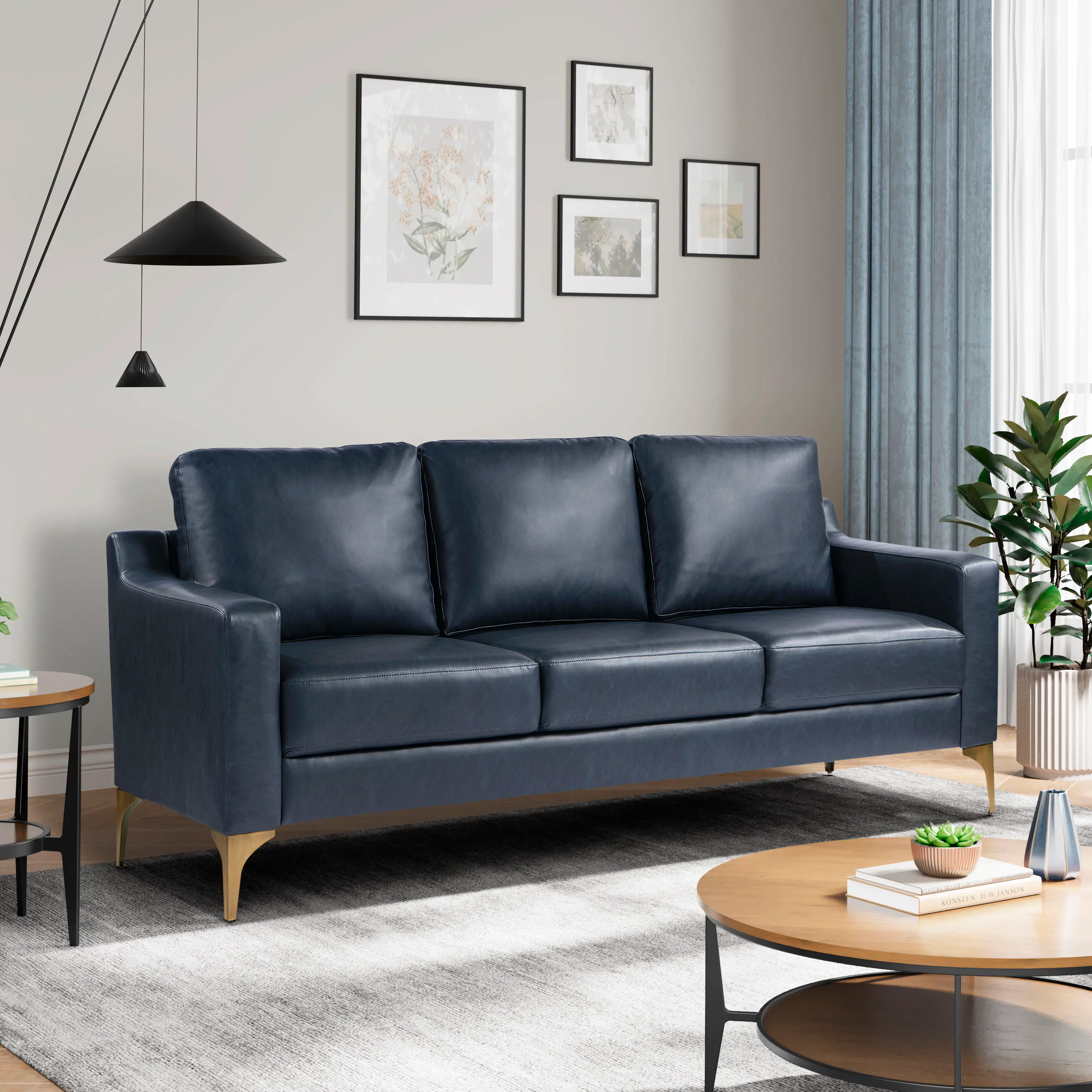 133A013NVY Serta Finneas Navy Sofa-1