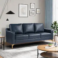 133A013NVY Serta Finneas Navy Sofa