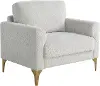 131A016IVO Marta Ivory Chenille Accent Chair