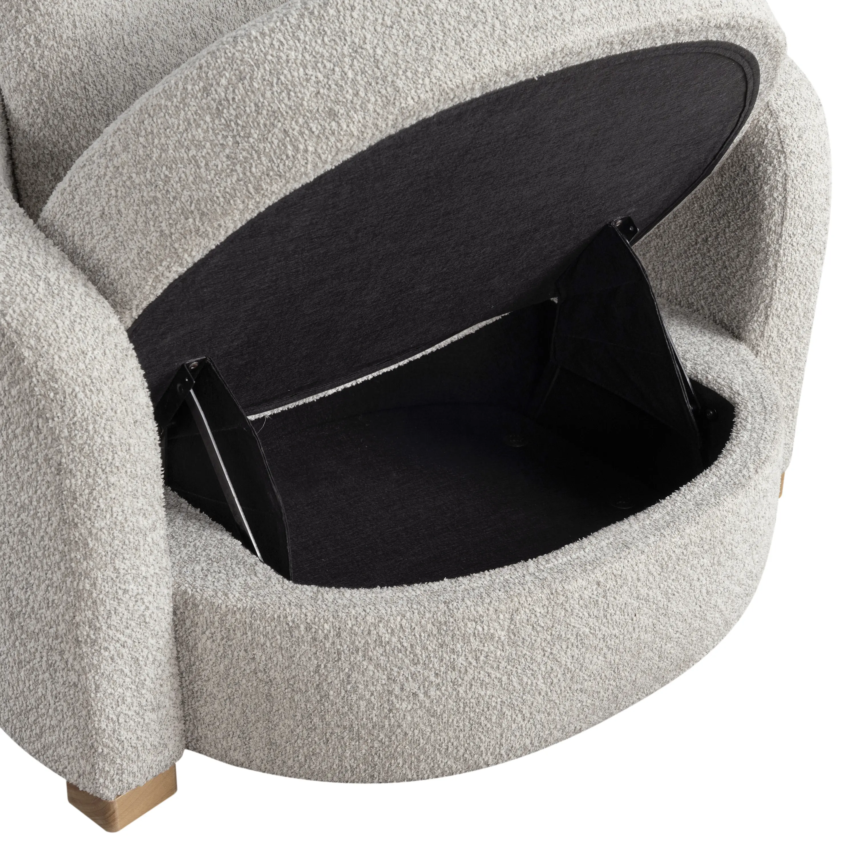 171A038IVO Chatsworth Ivory Boucle Storage Accent Chair-17