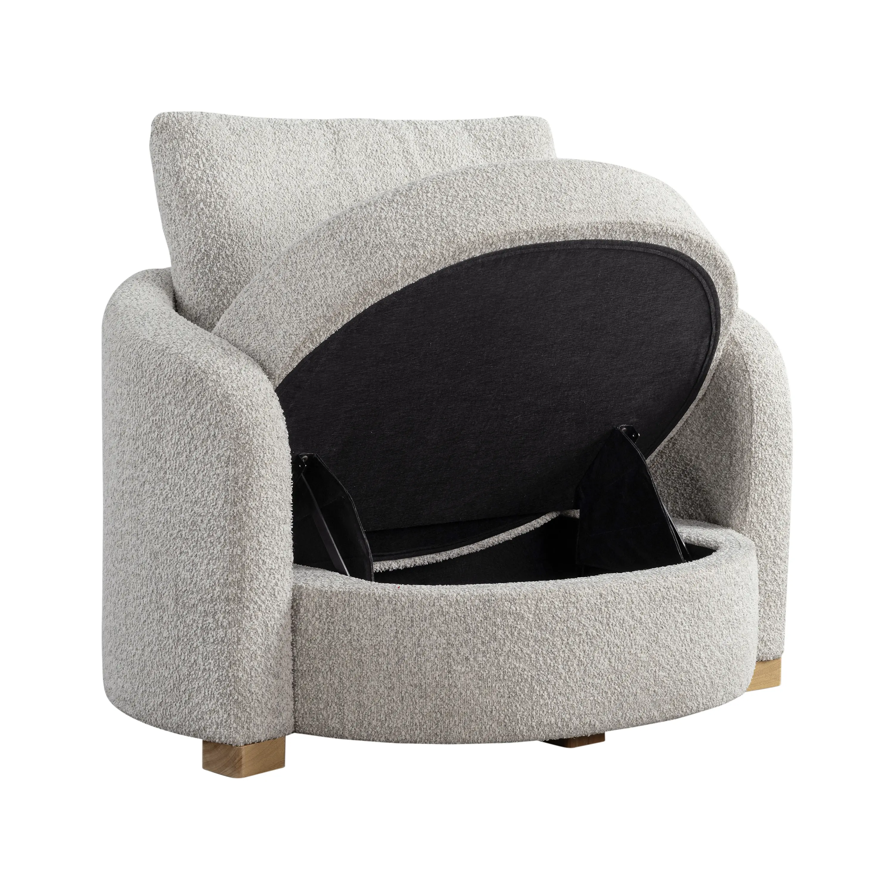 171A038IVO Chatsworth Ivory Boucle Storage Accent Chair-9