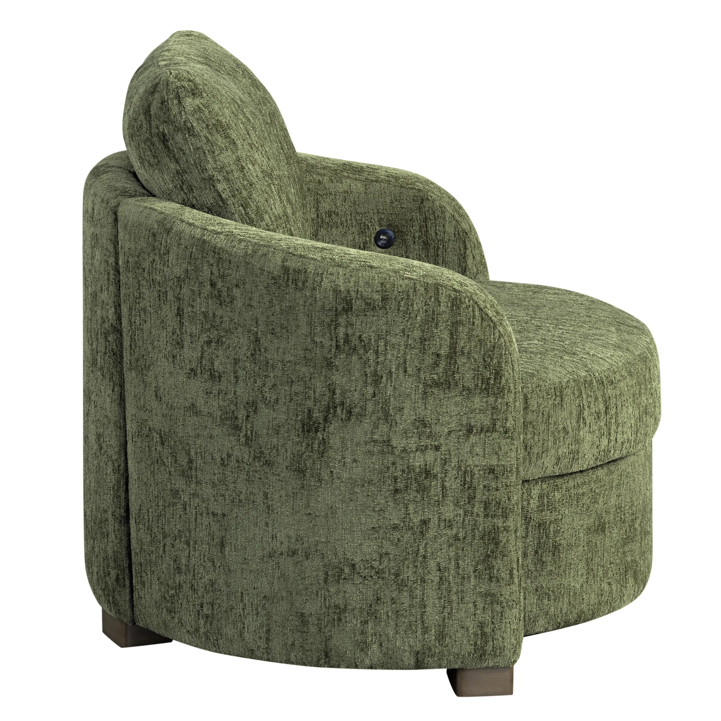 171A038OLV Chatsworth Olive Boucle Storage Accent Chair-13
