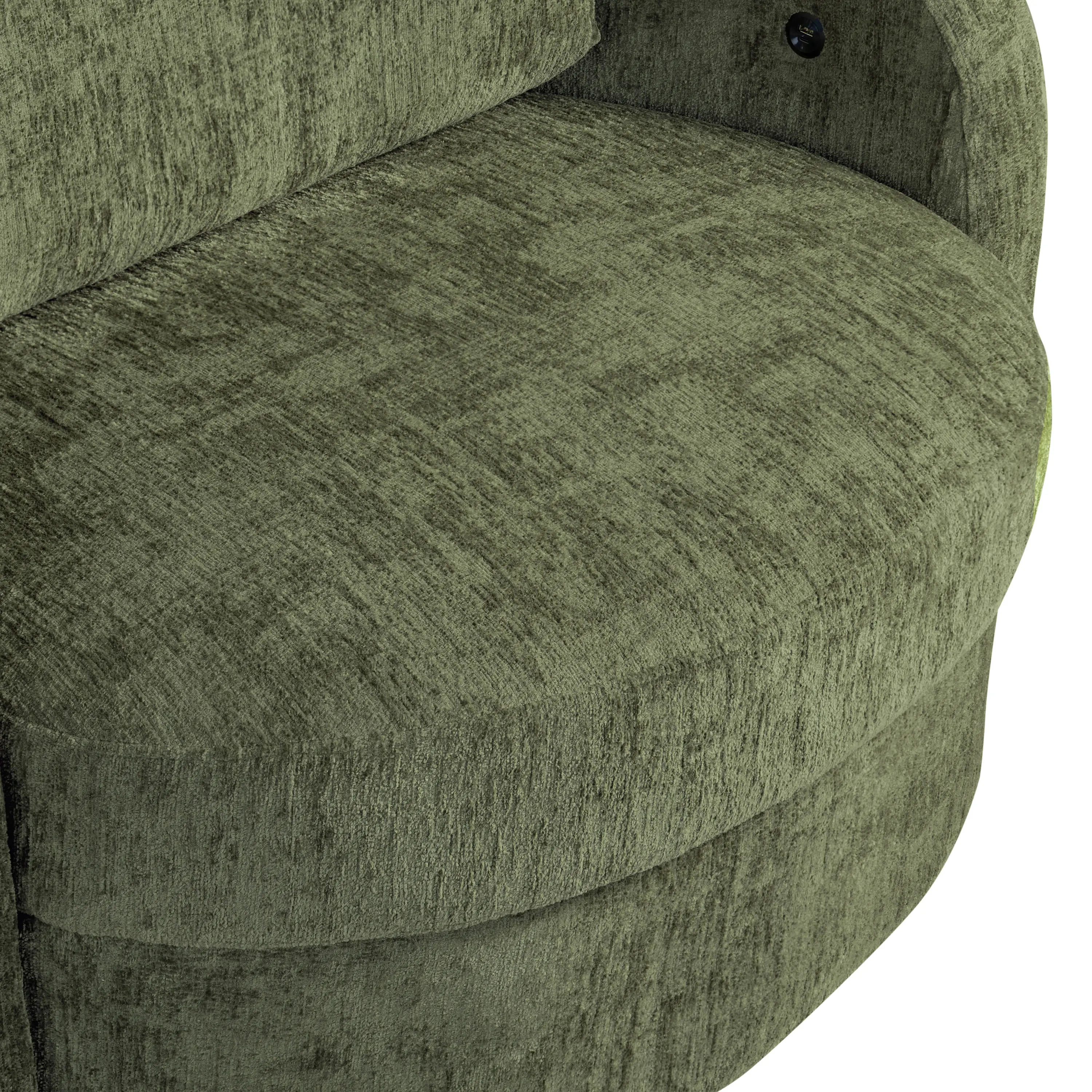 171A038OLV Chatsworth Olive Boucle Storage Accent Chair-17