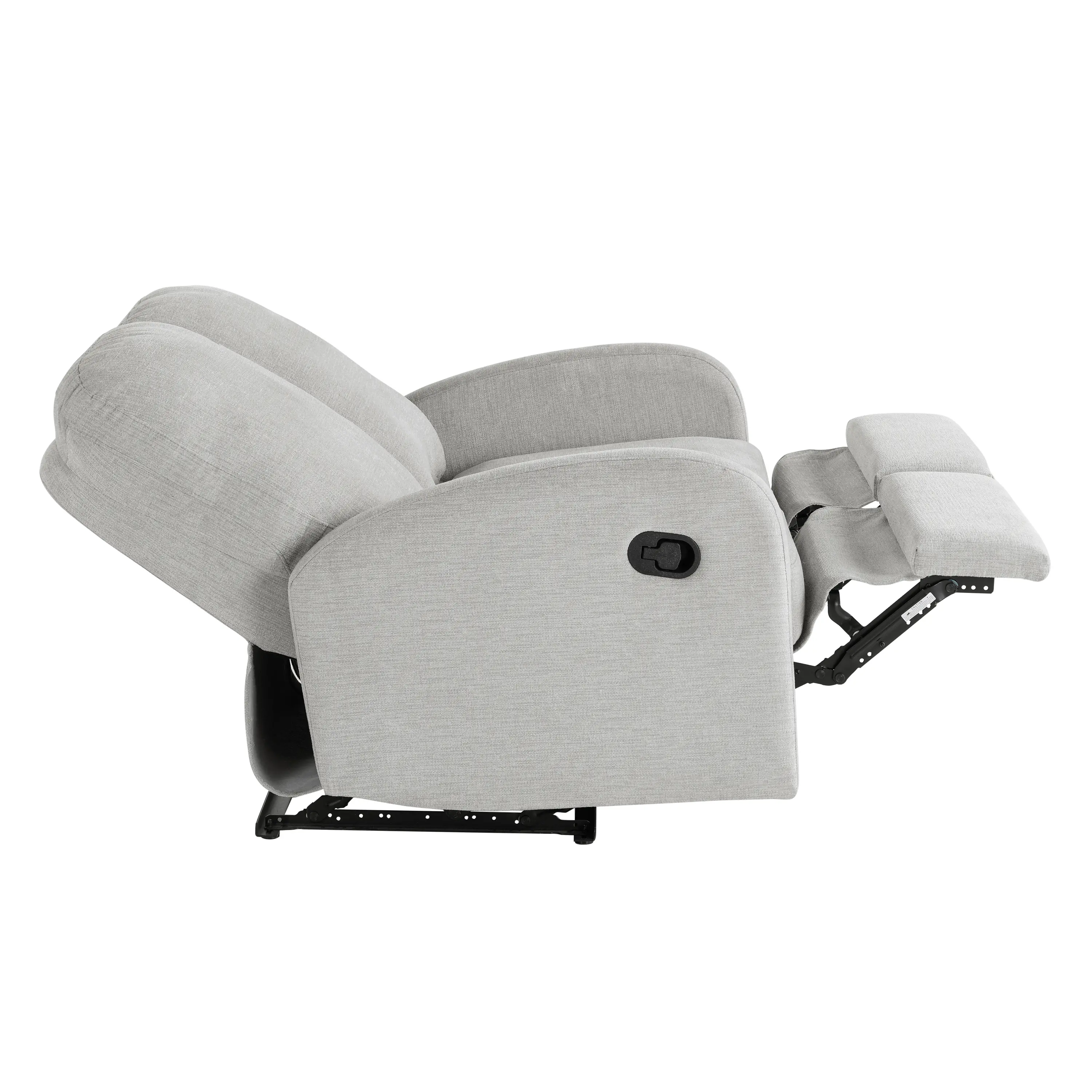 232A011LTG-SET Sabrina Light Gray Loveseat Recliner-10