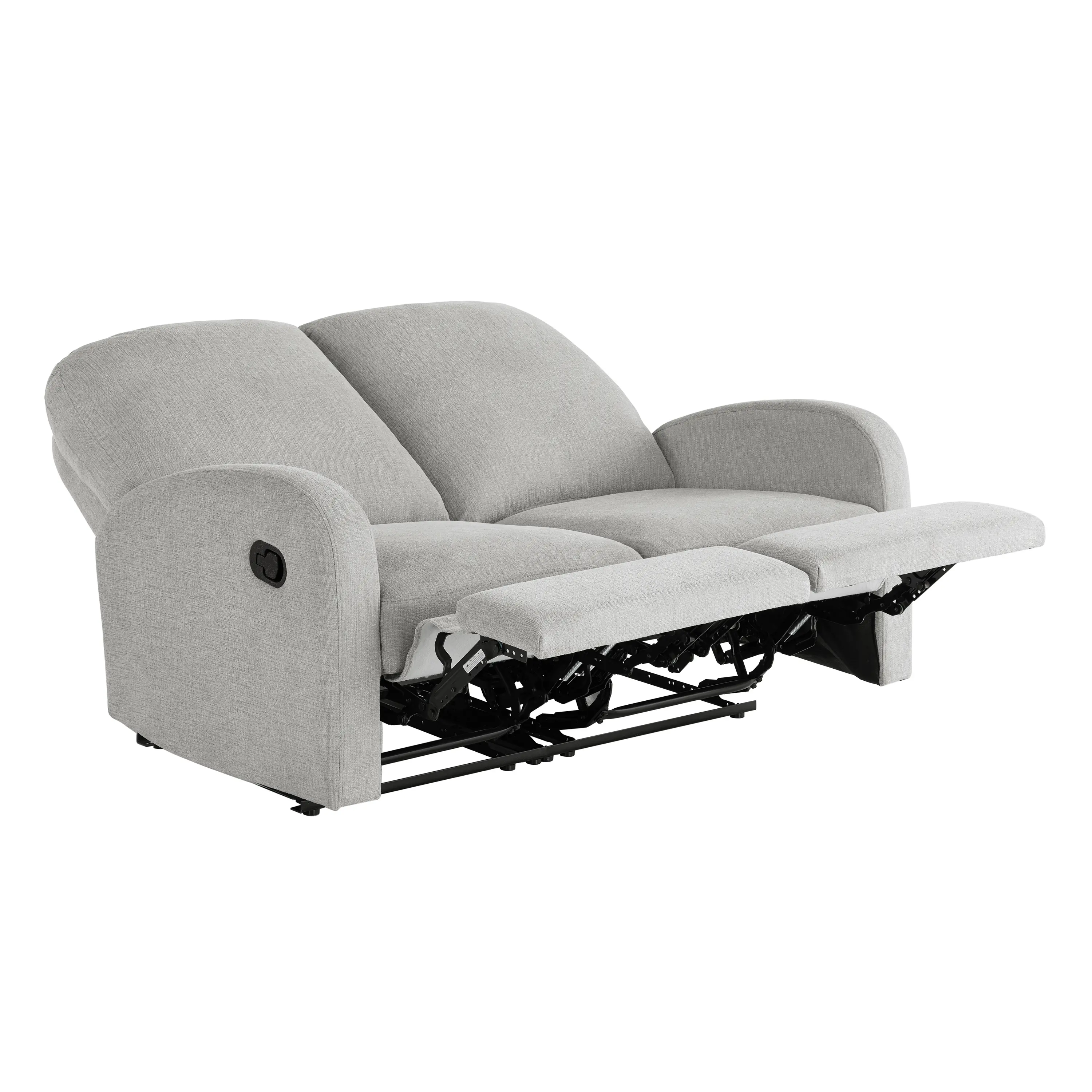 232A011LTG-SET Sabrina Light Gray Loveseat Recliner-9