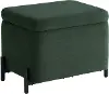 517A007GRN Kenai Green Storage Ottoman