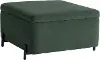 516A007GRN Kenai Green Large Storage Ottoman