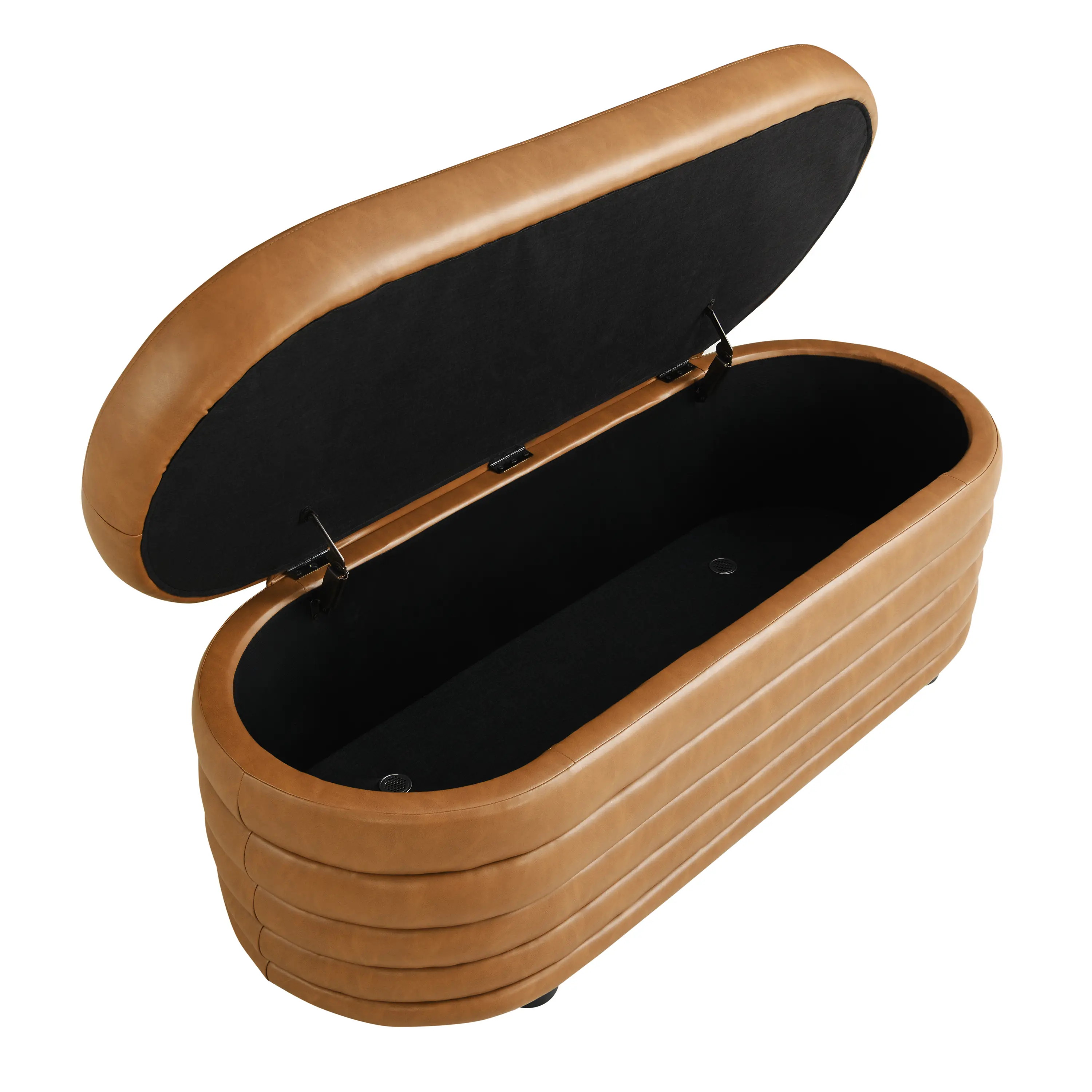 516A008CAR Cersei Caramel Brown Faux Leather Storage Ottoman-8