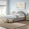 31QA009GRY-SET Darcy Gray Upholstered Queen Storage Bed