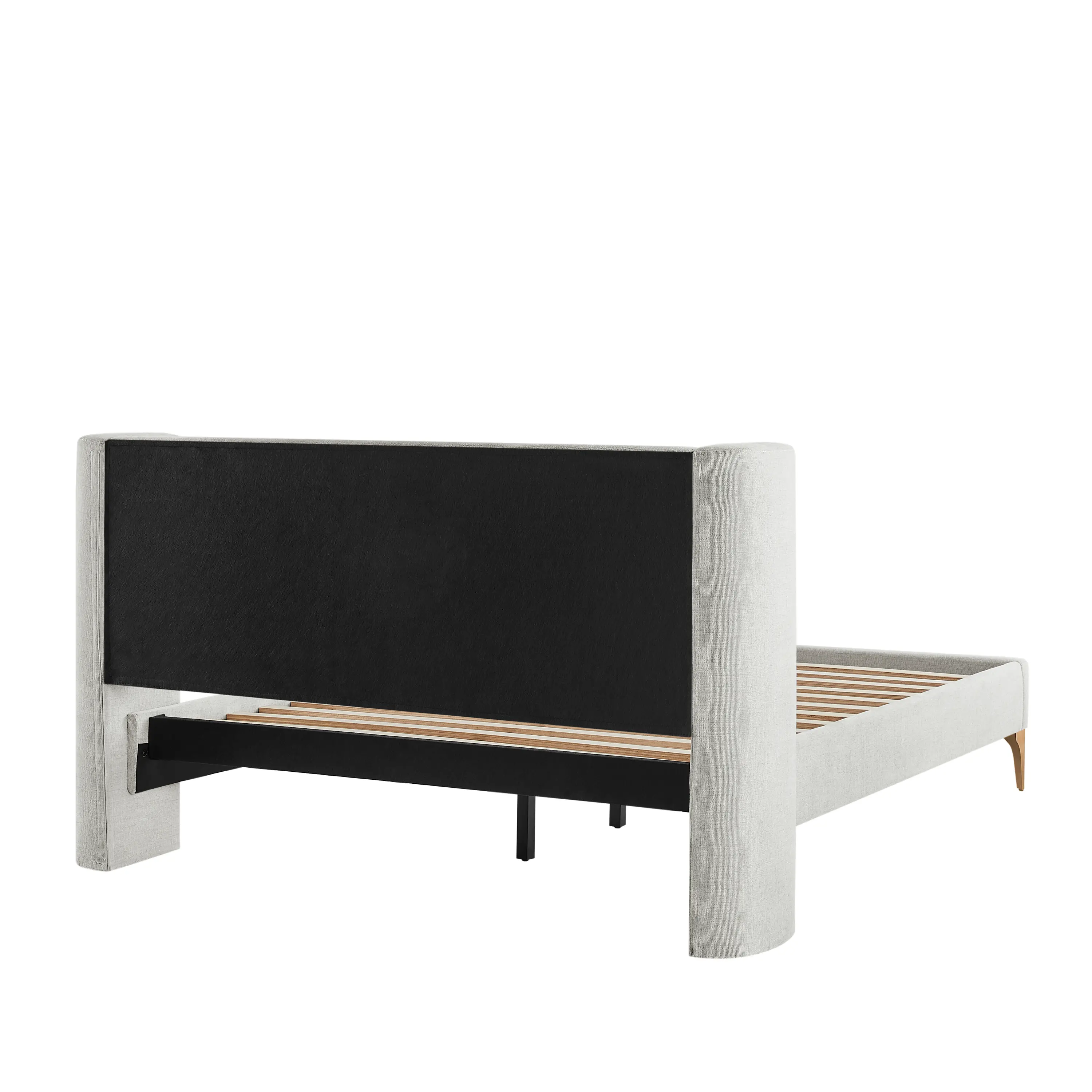 31QA008IVO-SET Hanna Ivory Upholstered Wingback Queen Bed-9