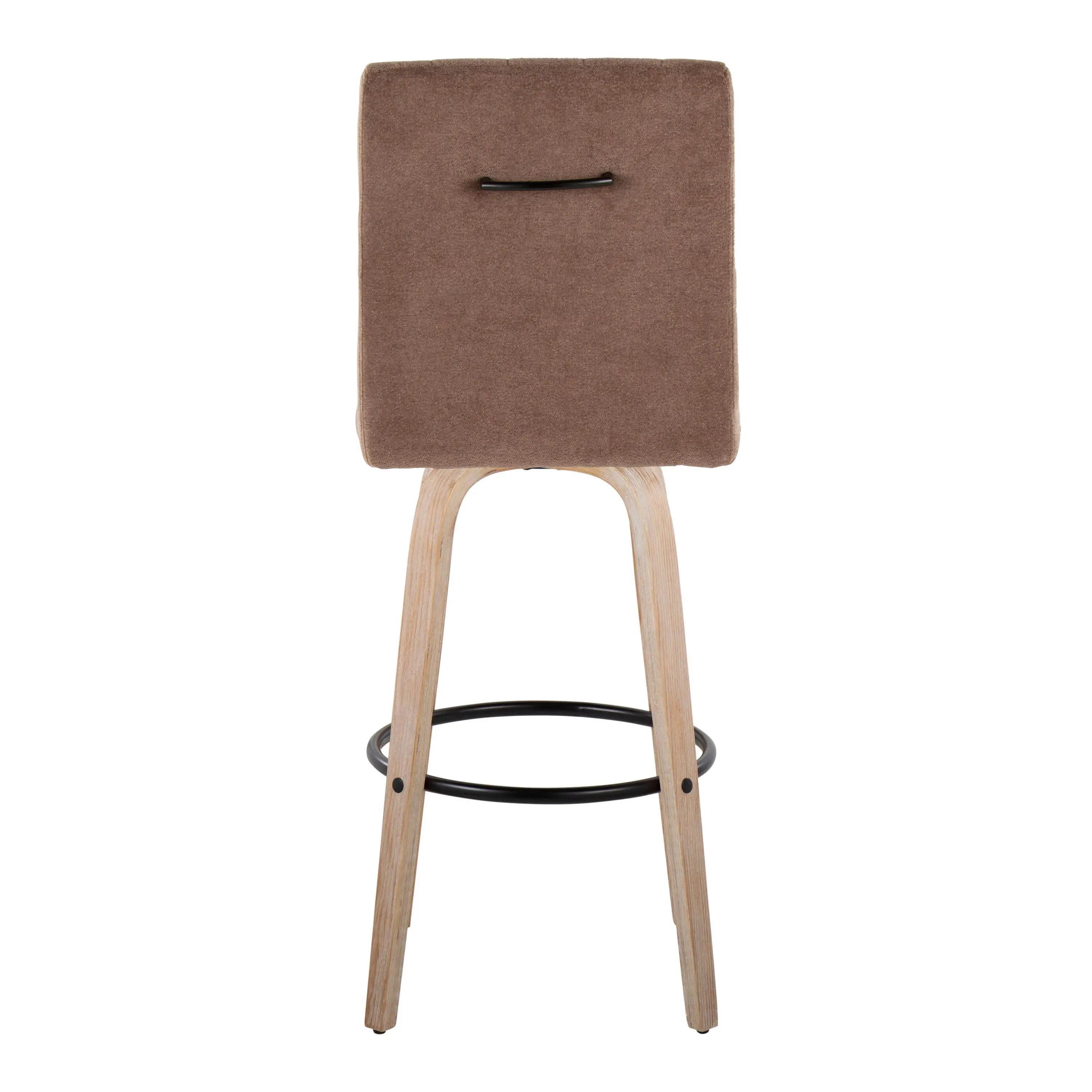 B30-HANKFB-GRTZQ2 WWBN2 Hank 30  Brown and Whitewashed Swivel Barstools - Set of 2-7