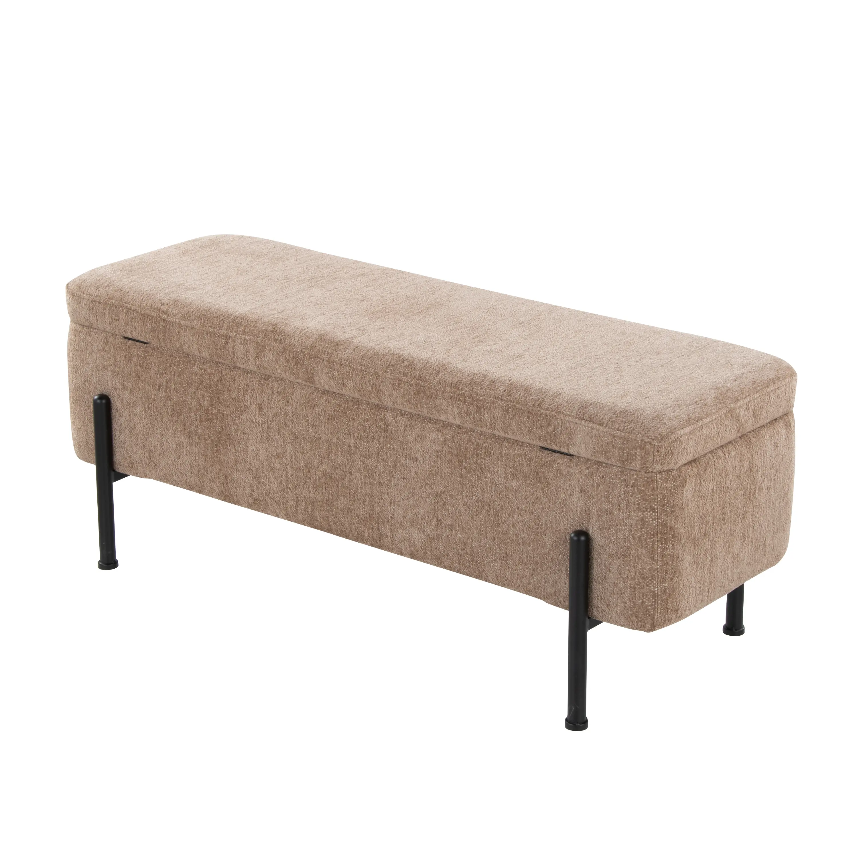 OT-DANIELLASTOR BKBN Daniella Brown Storage Bench-5
