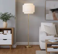 LFL-TIER AUW Tier Gold 64  Metal Floor Lamp