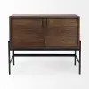Glenn Dark Brown Accent Table