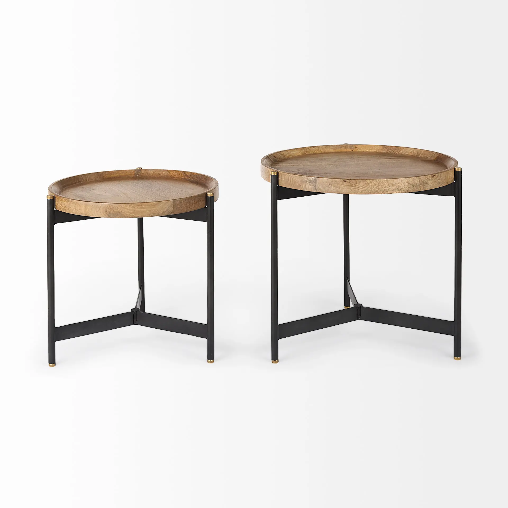 Marquisa Light Brown Wood Nesting Side Tables-8