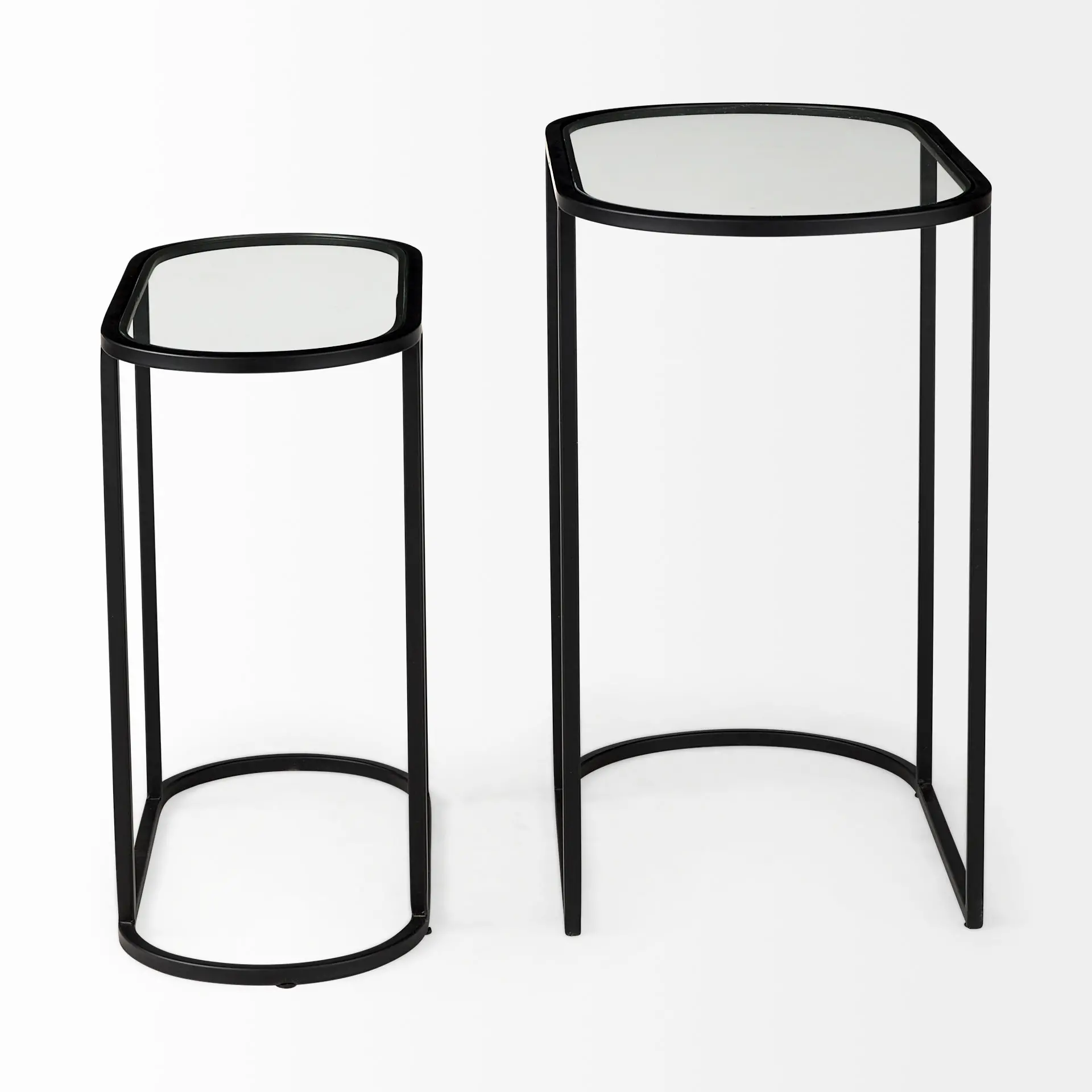 Celine Metal and Glass Nesting Tables-3