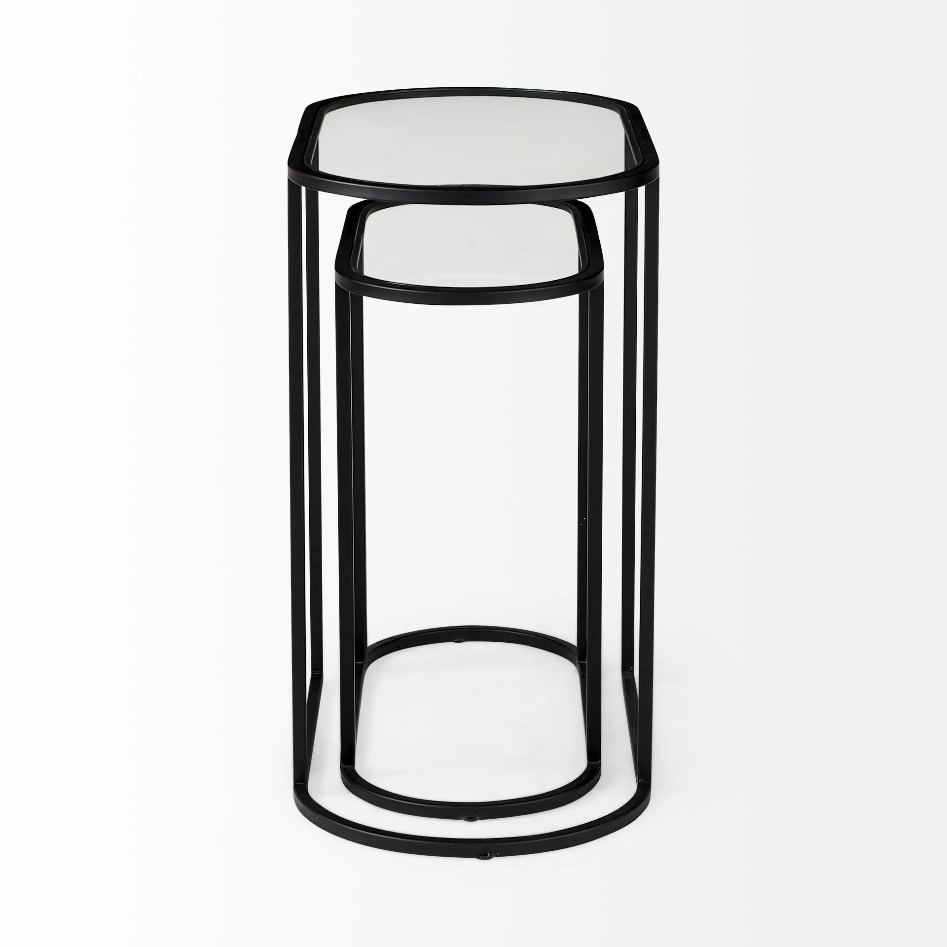 Celine Metal and Glass Nesting Tables-6
