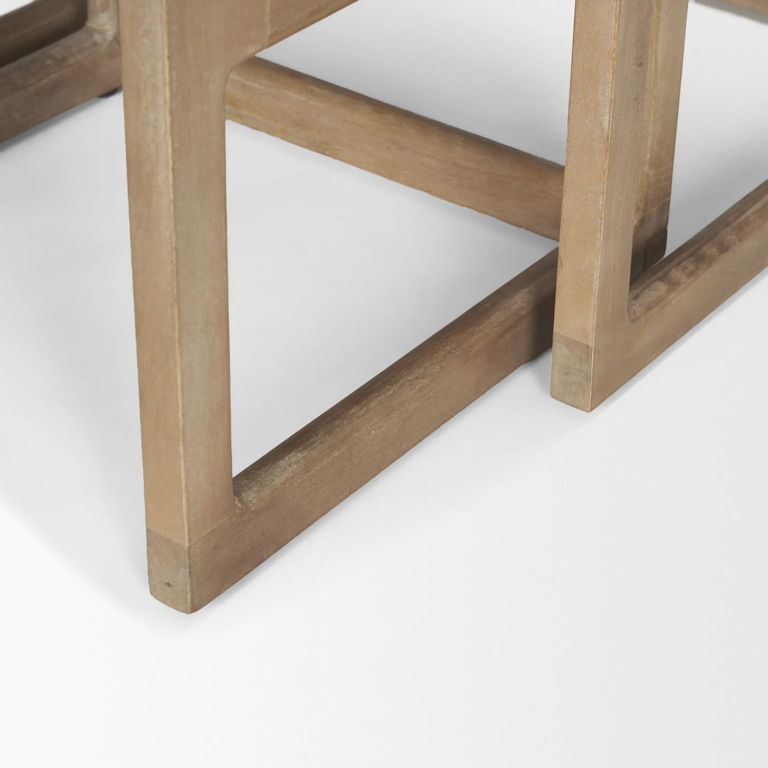 Grier Light Brown Cane Nesting Accent Tables-13