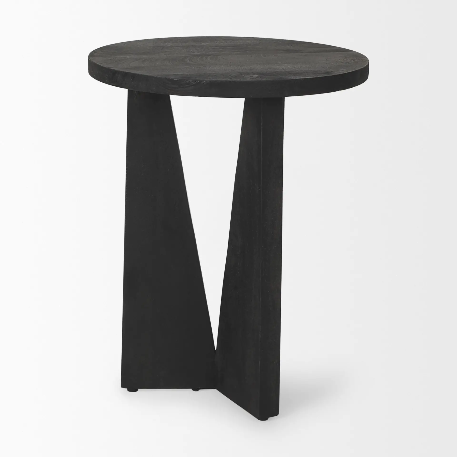 Mattius Black Wood Accent Table-6