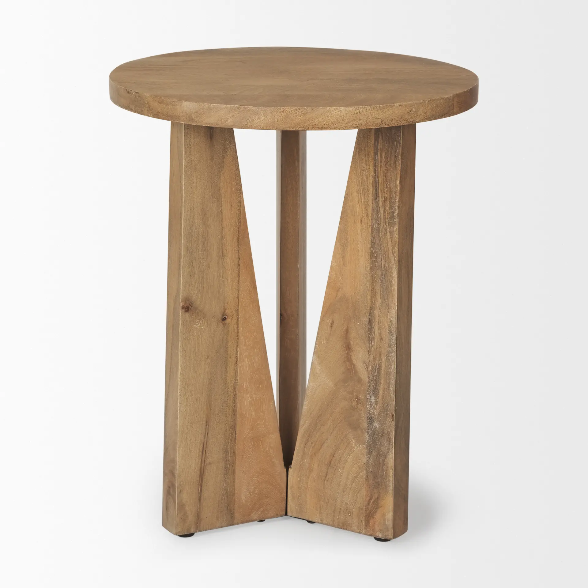 Mattius Light Wood Accent Table-2