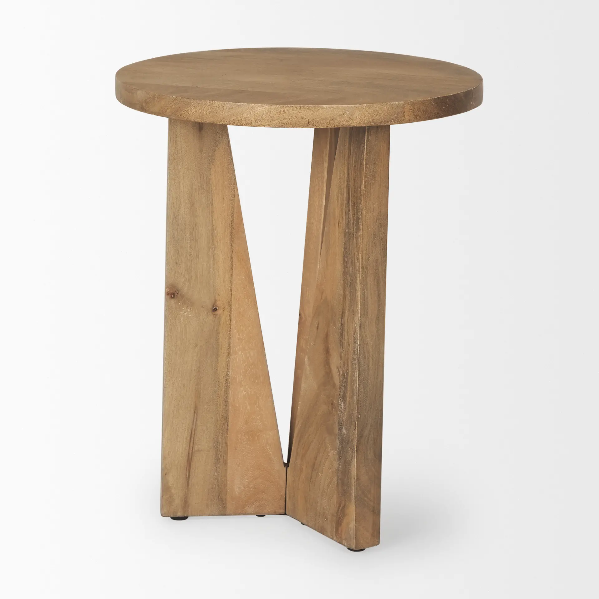 Mattius Light Wood Accent Table-3