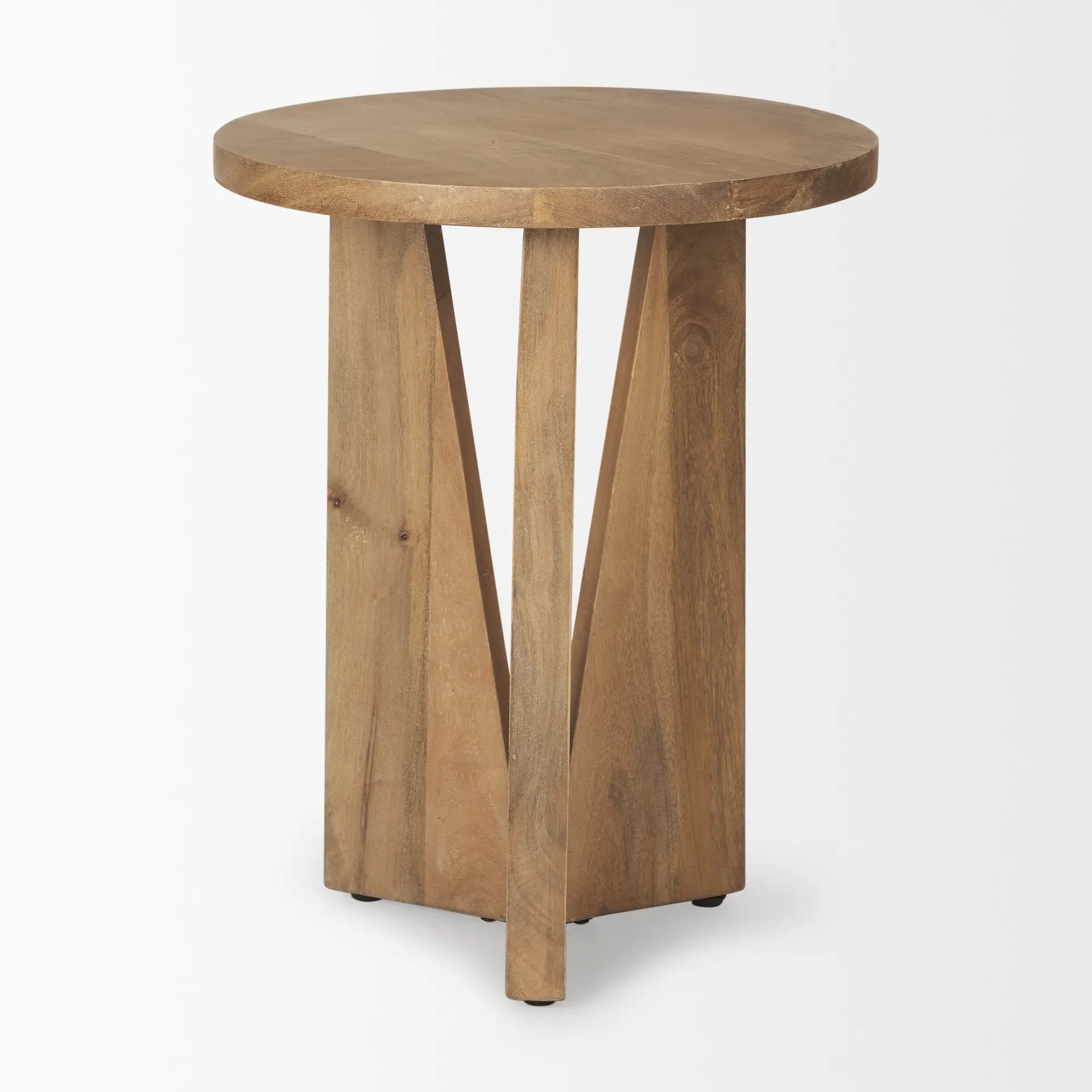 Mattius Light Wood Accent Table-4
