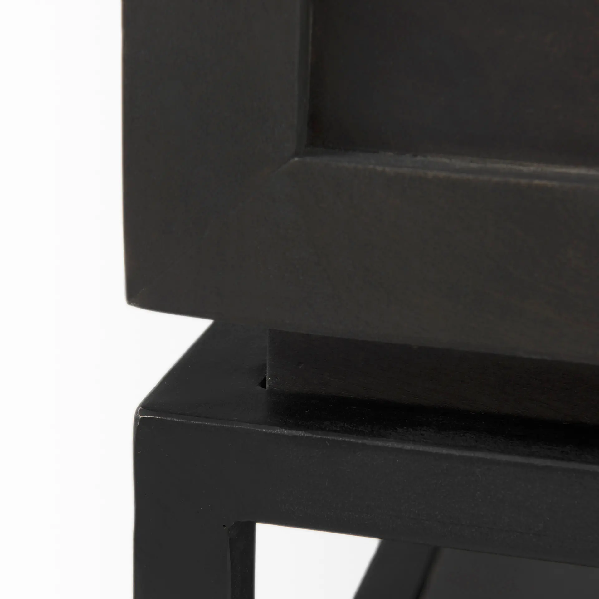 Divina Black and Marble Side Table-11