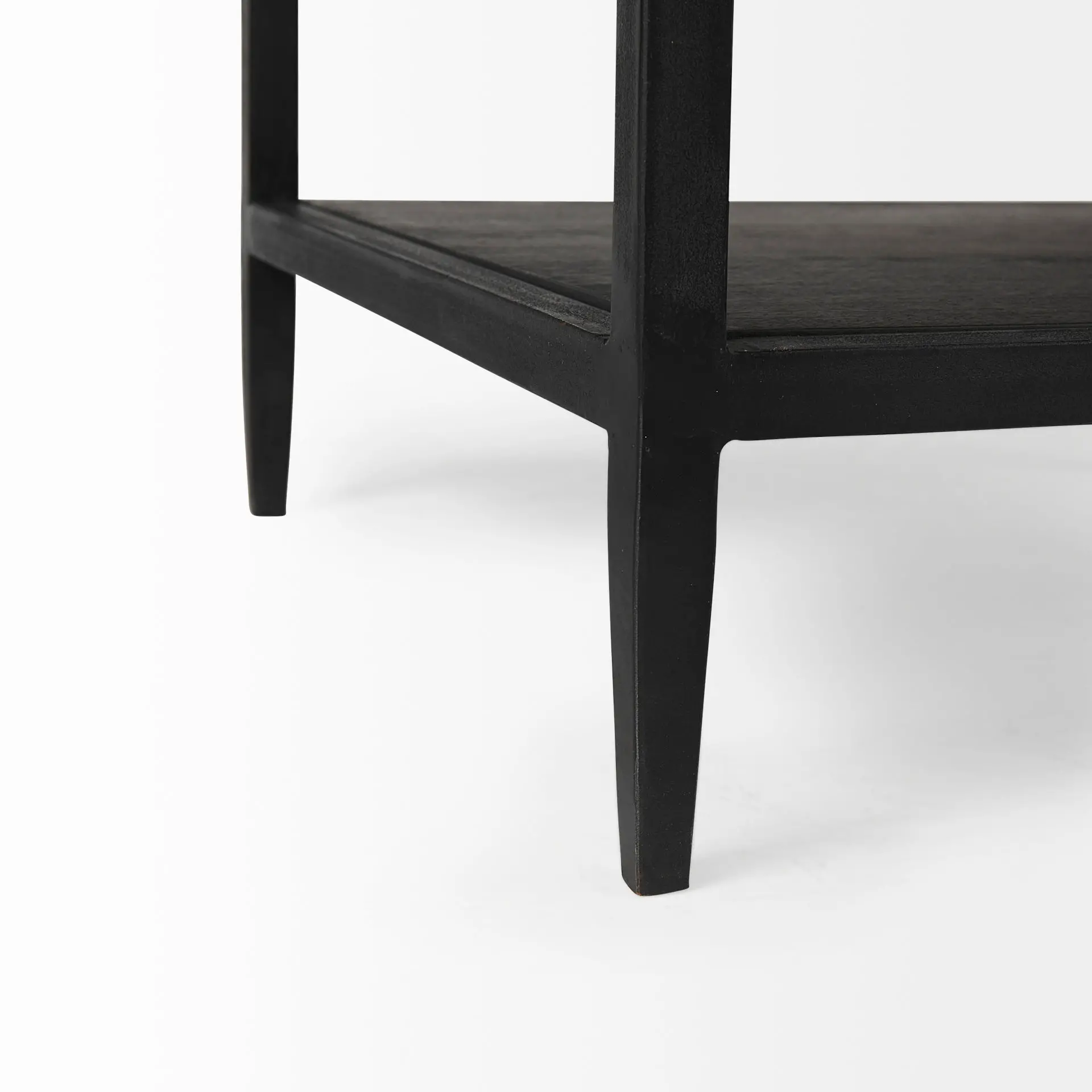 Divina Black and Marble Side Table-12