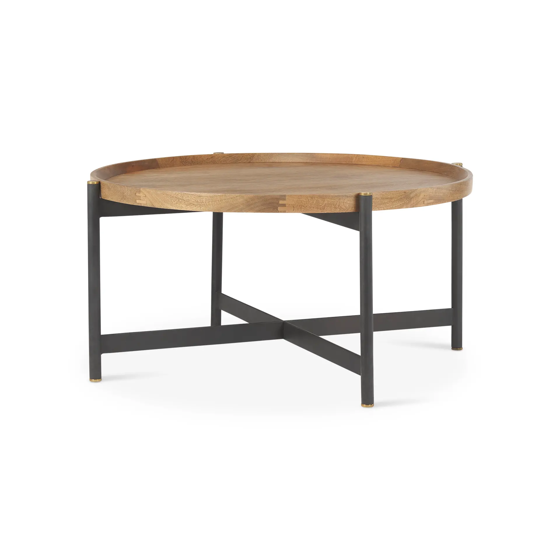 Marquisa Light Brown Wood Coffee Table-1