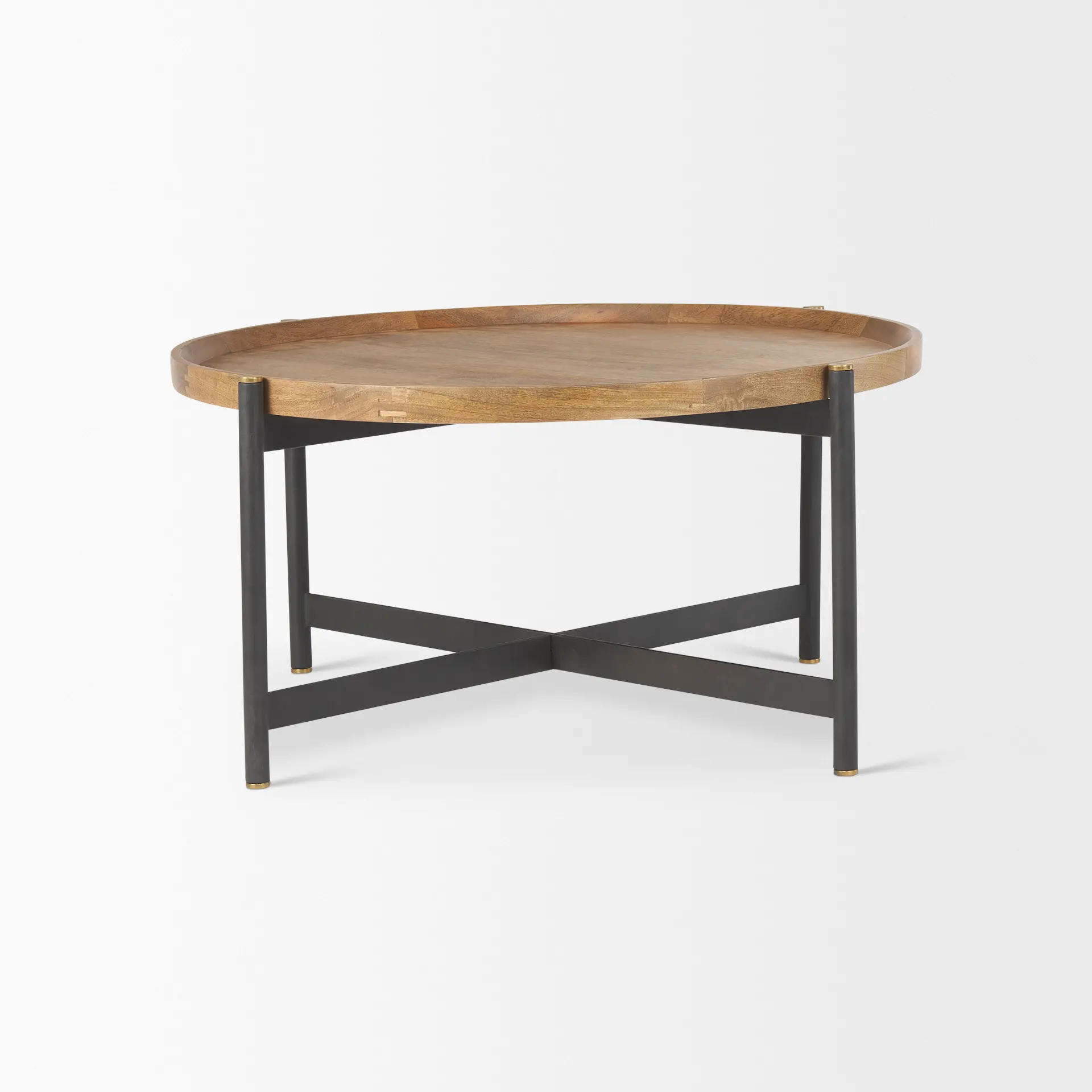 Marquisa Light Brown Wood Coffee Table-2