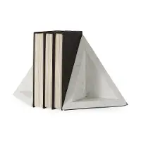 Sophia Marble Triangle Bookends