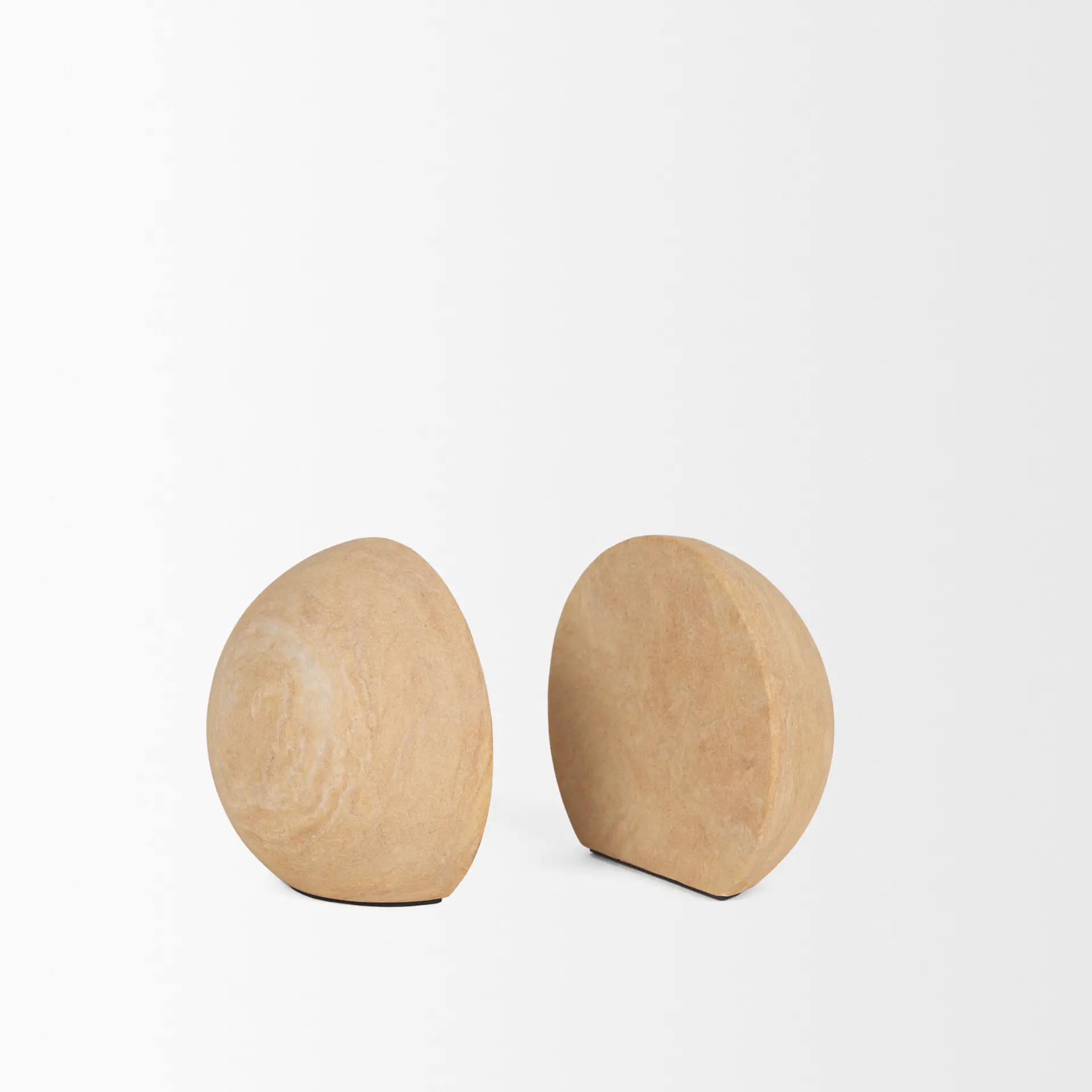 Rahmi Sandstone Orb Bookends-5